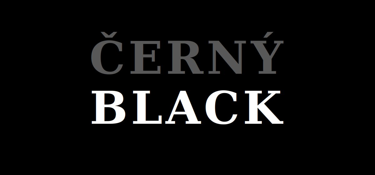 Cerny Black